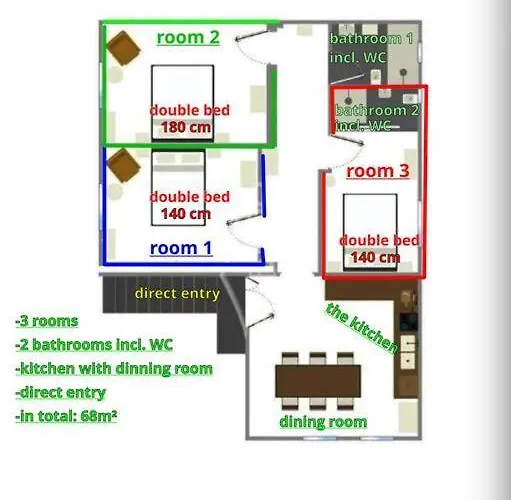 Apartment Brusy *